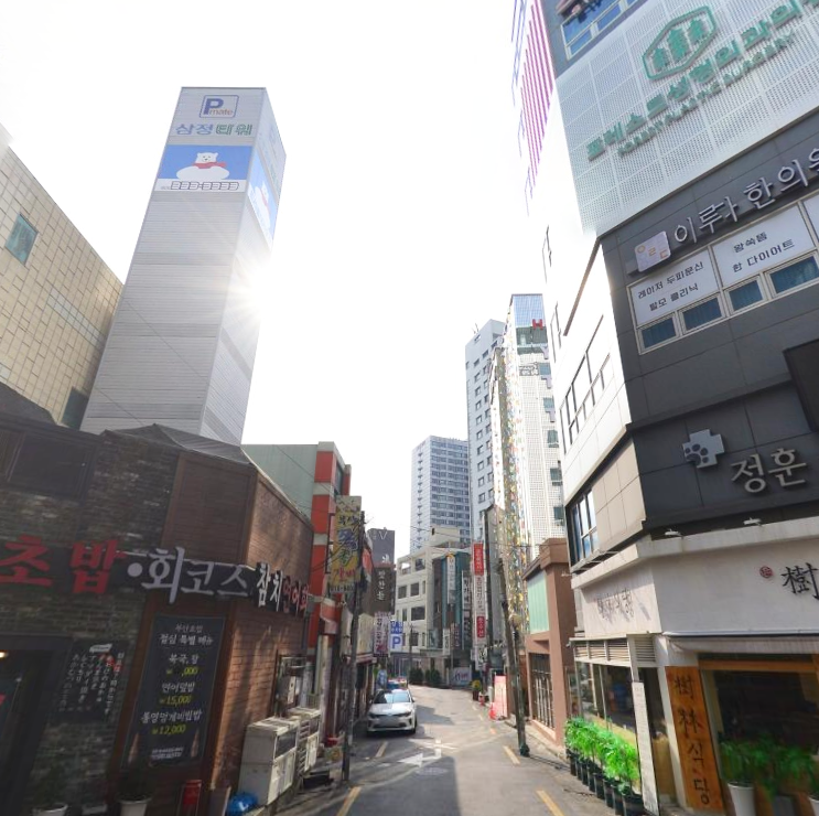 부산 부산진구 부전동 롯데 백화점 뒤편 52평(1층2층) 음식점 고깃집 추천 상가 임대 월세 매물번호 12552 사진 1