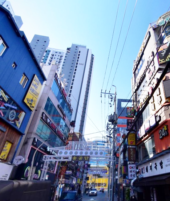 부산 동래구 명륜동 동래 메가마트 메인거리 통 건물 32평 상가 임대 월세 매물번호 12423 사진 1