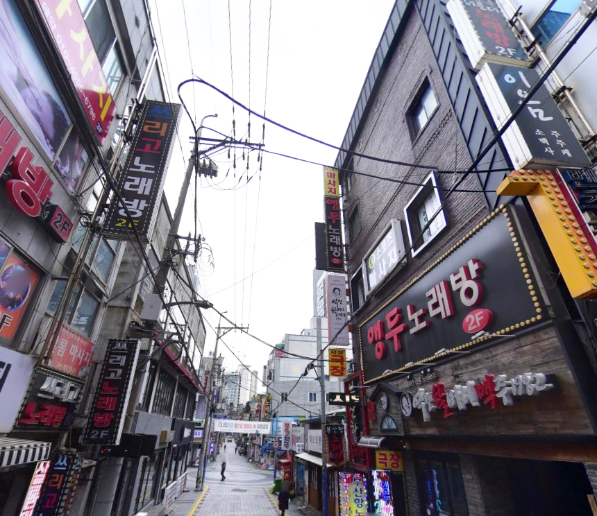 부산 사상구 괘법동 사상 술 상권 위락 시설 노래방 양도 양수 지하1층 60평 월세 매물번호 13932 사진 1