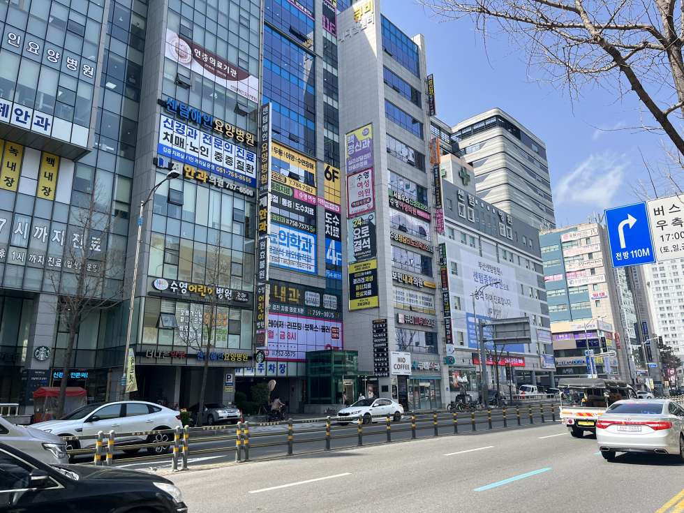 부산 수영구 광안동 수영역 역세권 종합병원 앞 1층 상가, 식당, 베이커리카페 추천 월세 매물번호 14796 사진 1