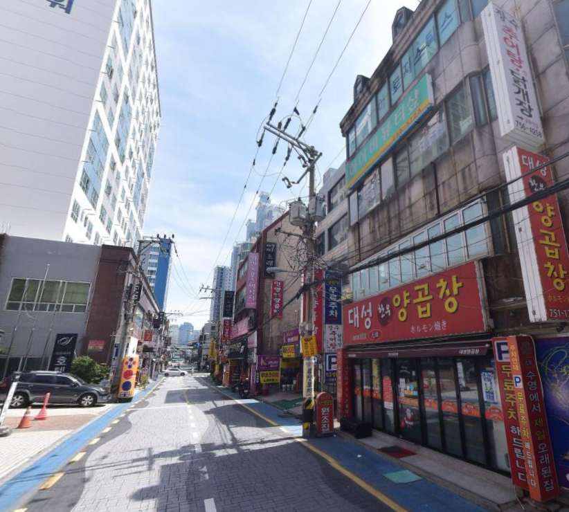부산 수영구 광안동 수영 먹자 골목 1층 28평 프랜차이즈 술집 및 식당 추천 월세 매물번호 15312 사진 1